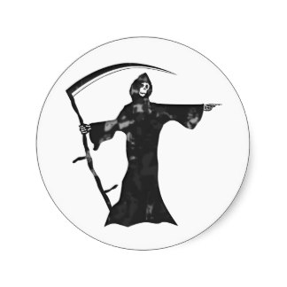 Grim Reaper Stickers, Grim Reaper Sticker Designs