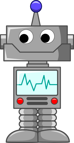 Cartoon Robot clip art - vector clip art online, royalty free ...