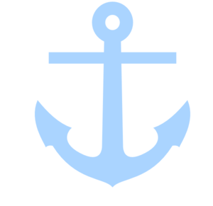 Light Blue Anchor Clip Art - vector clip art online ...