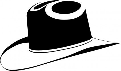Man Wearing Topper And Long Jacket clip art Free Vector