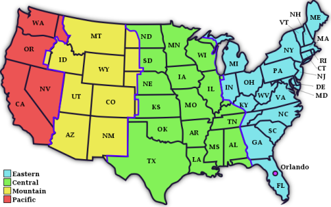Usa Time Zone Map Black And White - ClipArt Best