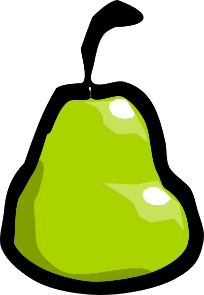Pear clip art - vector clip art online, royalty free & public domain