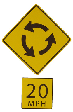 WSDOT - How to drive a roundabout