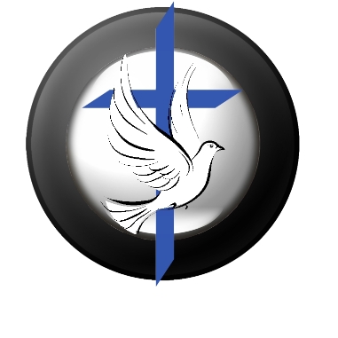 With A Baptist Church Cross Logo Clipart