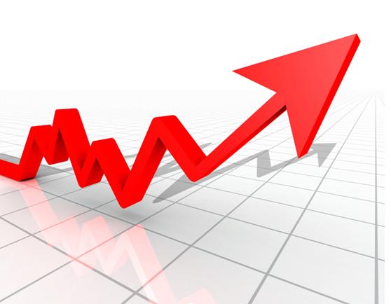 market going up arrow stocks chart graph - CARP