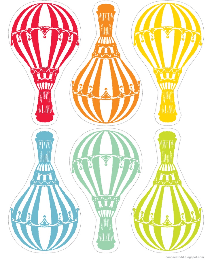 Free Printable Balloons Page 1