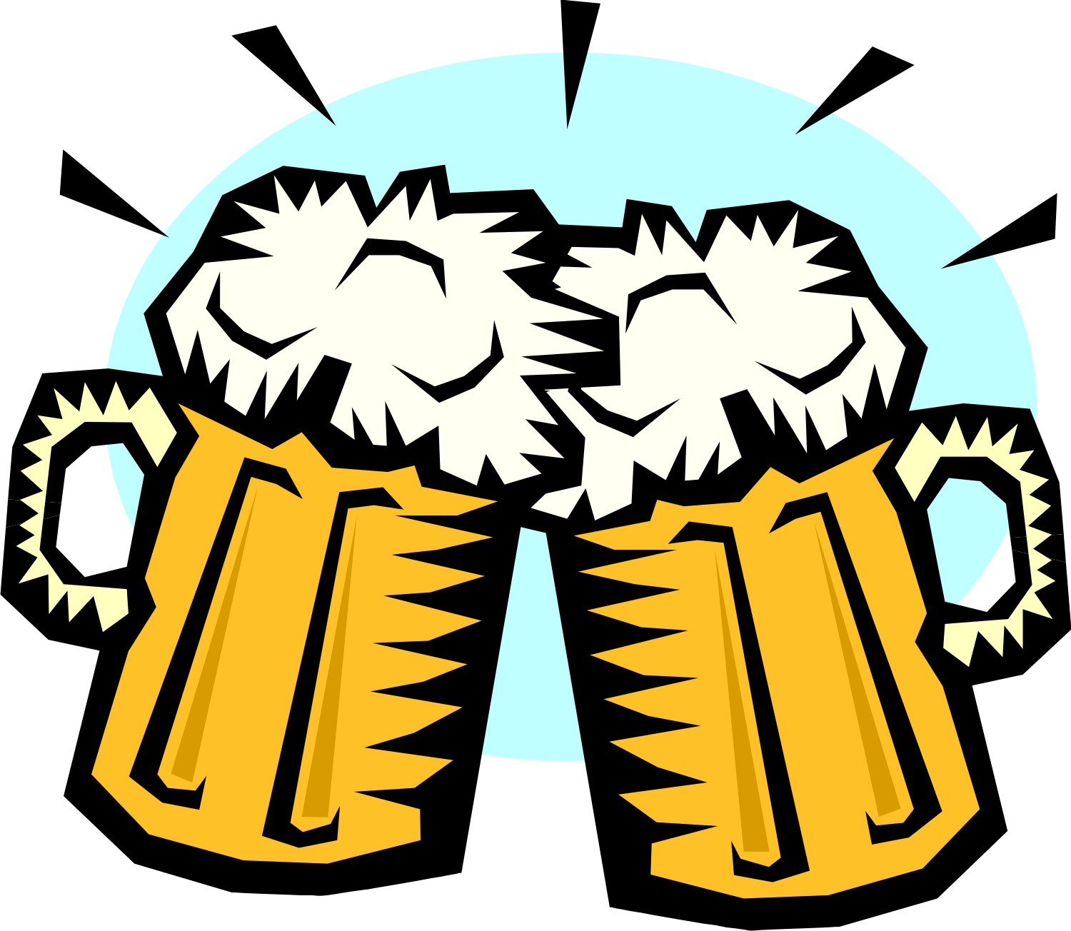 Beer Cheers Clipart
