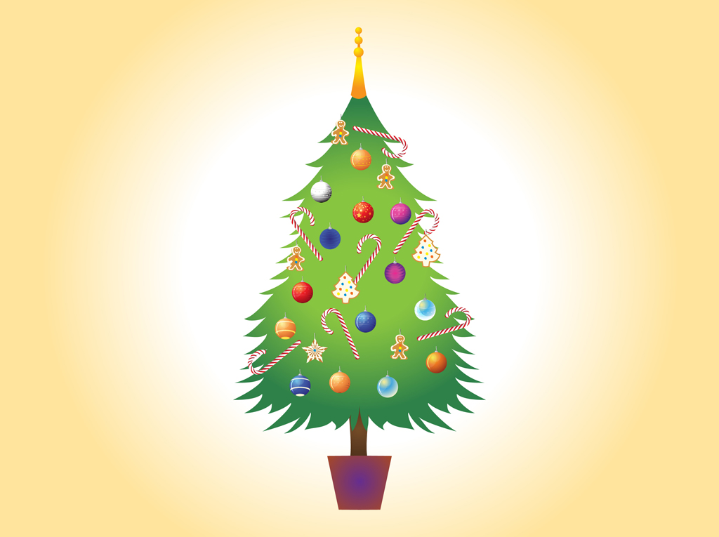 Christmas Tree Vector Image