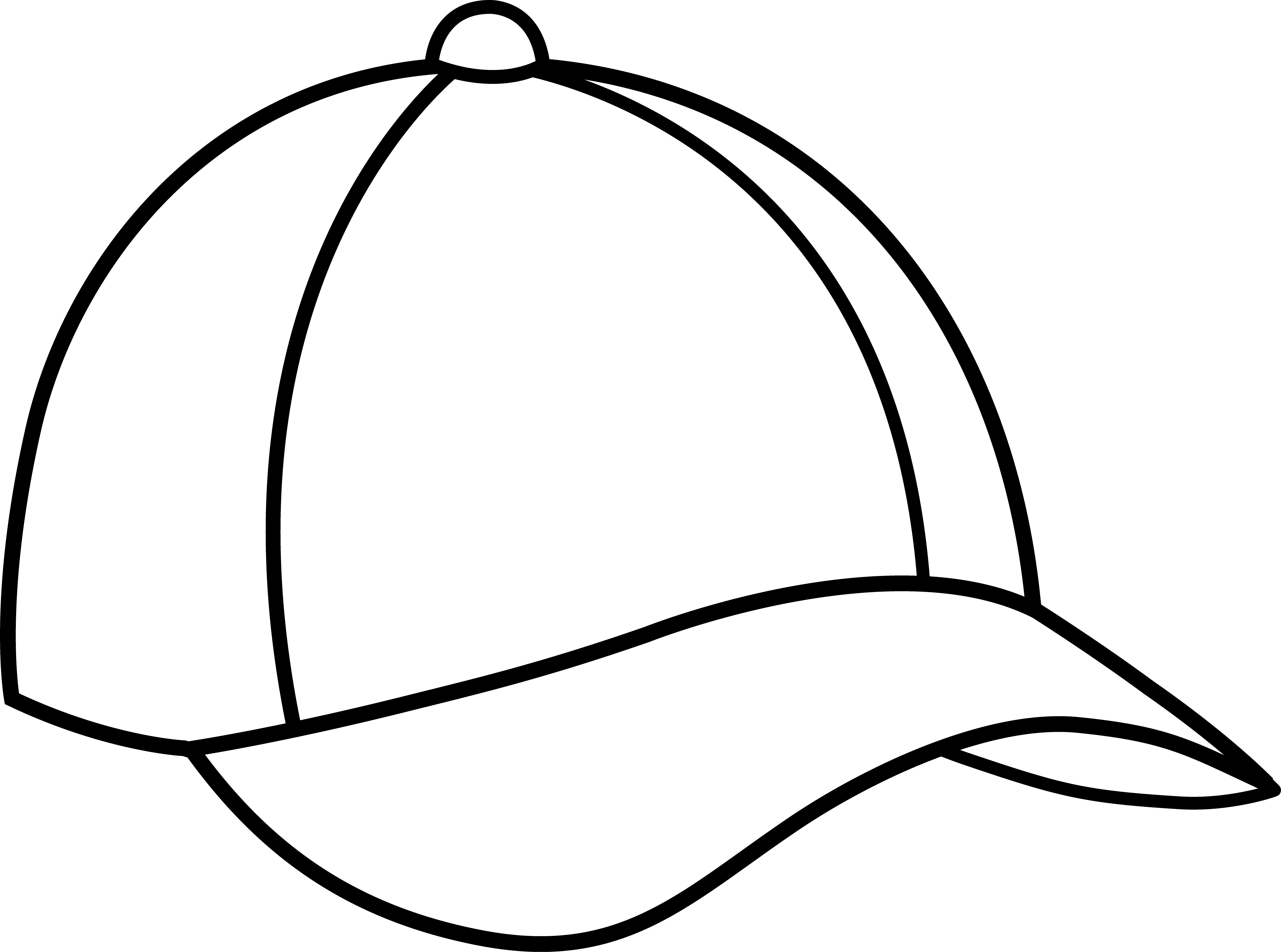 Baseball Ball Outline Baseball glove on white