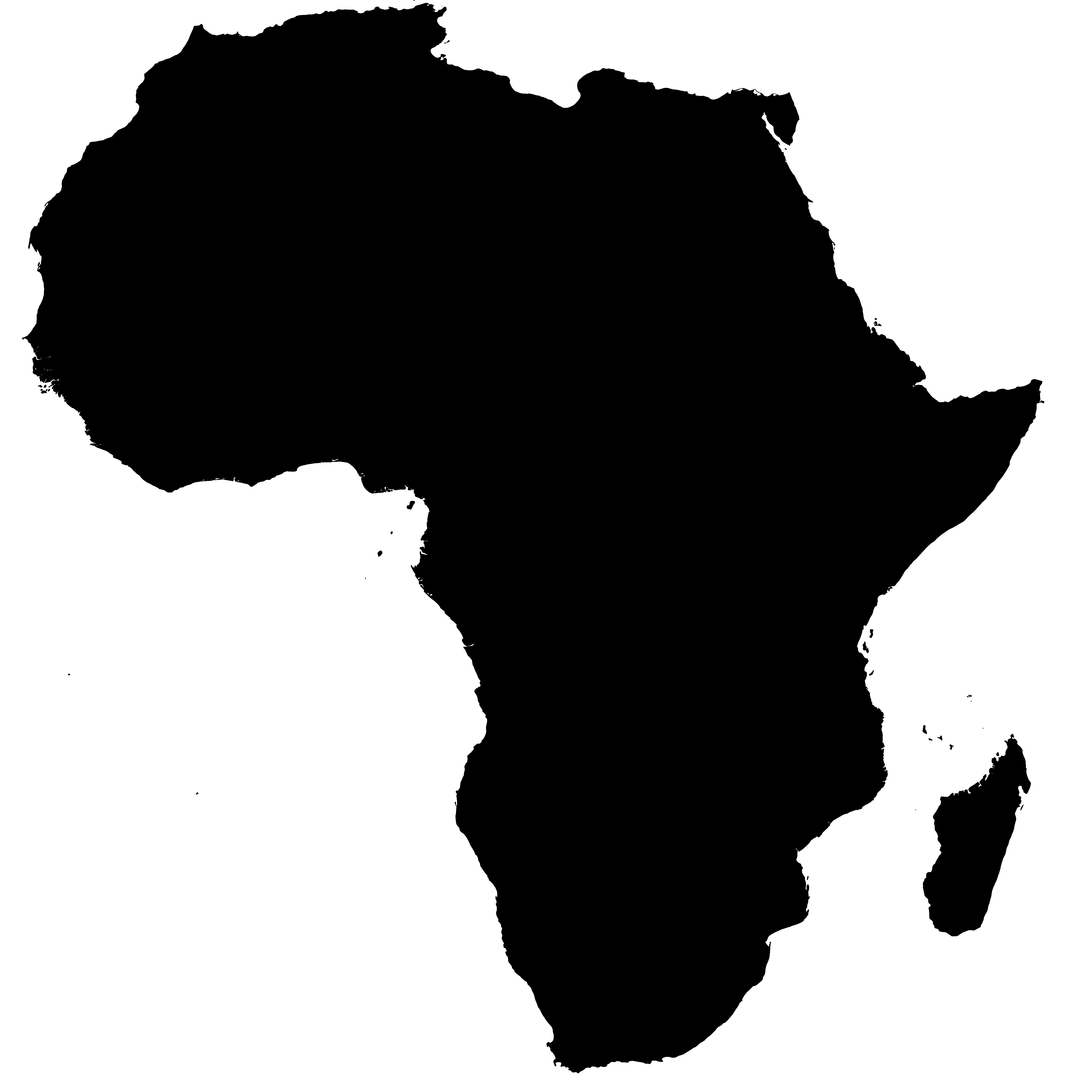 Africa Map Outline Png - Viewing Gallery