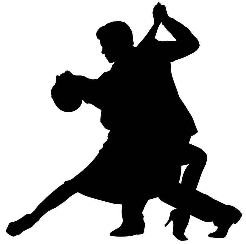 Ballroom Dancer Silhouette - ClipArt Best