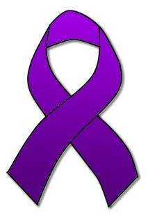 Purple Cancer Ribbon - ClipArt Best