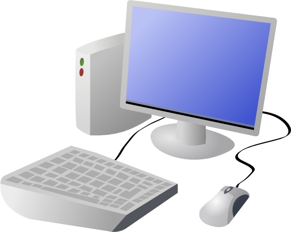 Dtrave Cartoon Computer And Desktop clip art Free vector in Open ...