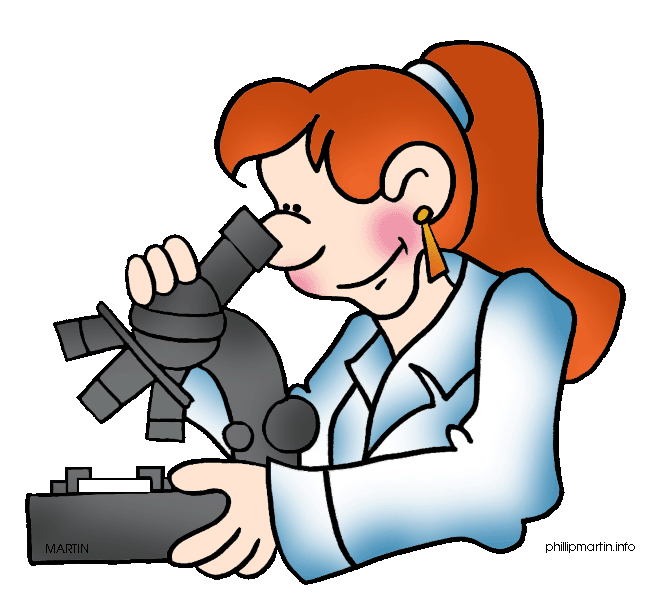 Science microscope clipart