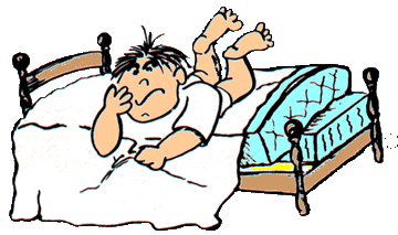 Cartoon Person Sleeping