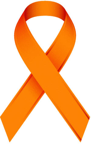 Orange Awareness Ribbon Clip Art