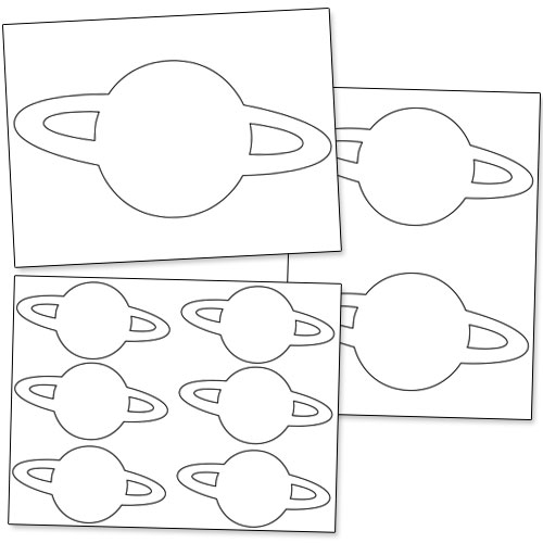 Printable Planet Templates