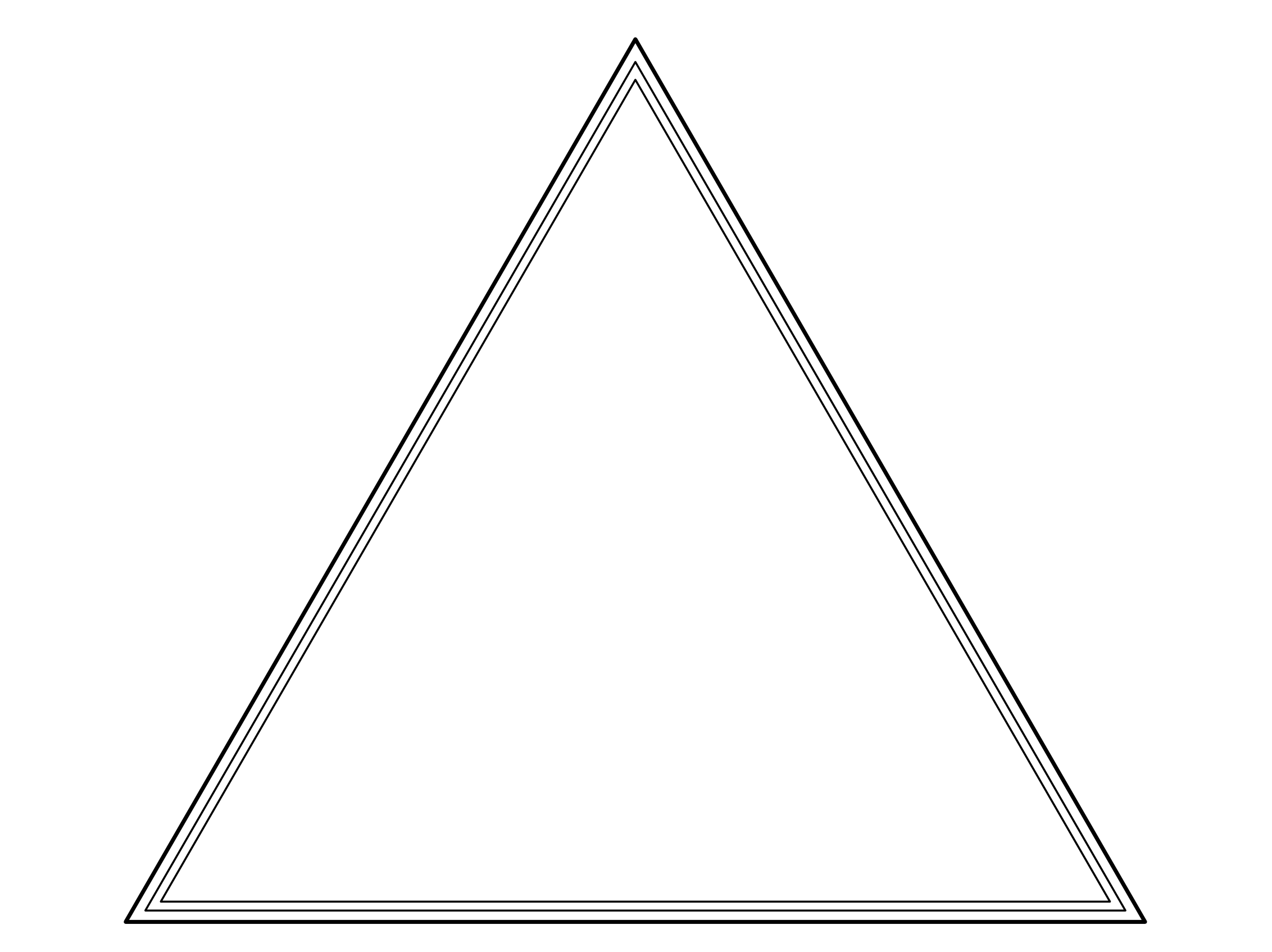 triangular drawings Colouring Pages