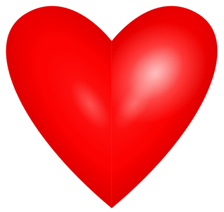 Free printable happy Valentine's Day flashcards - hearts