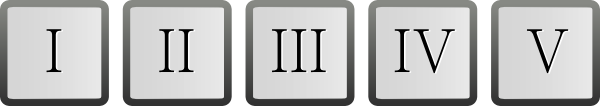 Roman Numerals Clip Art - vector clip art online ...