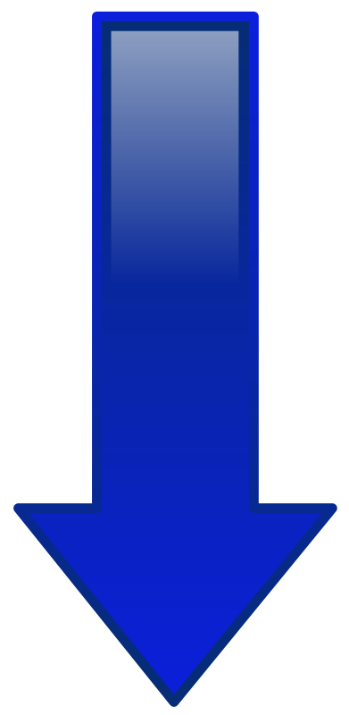 Clipart - Arrow Down Blue