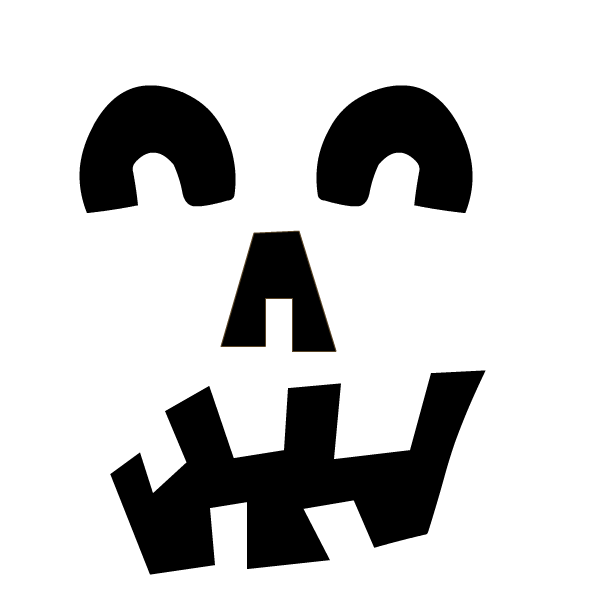 Painted Halloween Pumpkin Faces - ClipArt Best