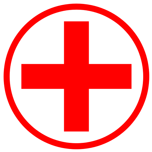 Gallery For > Hospital Sign Red Cross