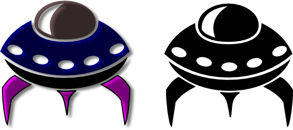 Alien Spaceship Icon Clip Art - vector clip art ...