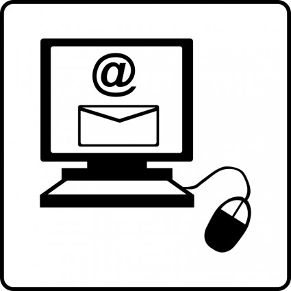 Hotel Icon Has Email Vector clip art - Free vector for free download