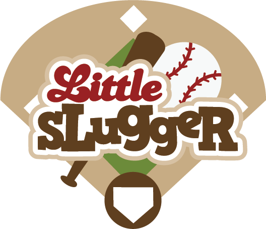 Little Slugger SVG scrapbook title baseball svg t-ball svg sports ...