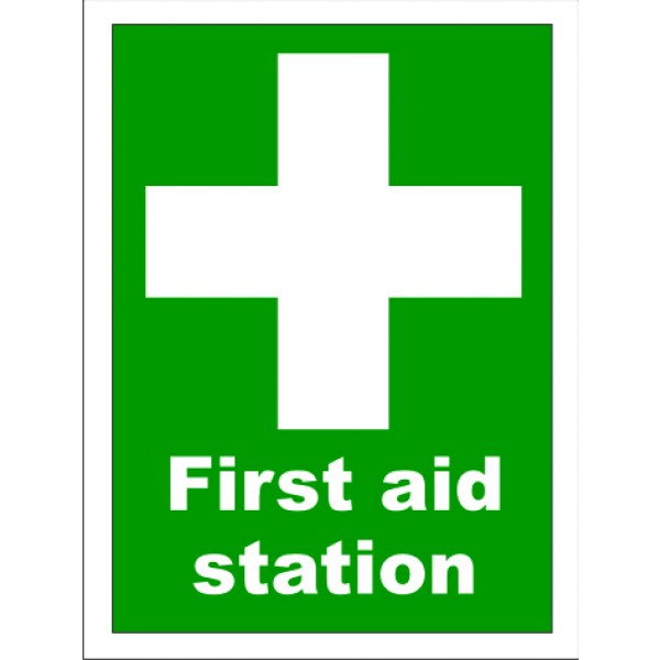 White Cross - First Aid Station - Rigid - Safe Condition Safety ...