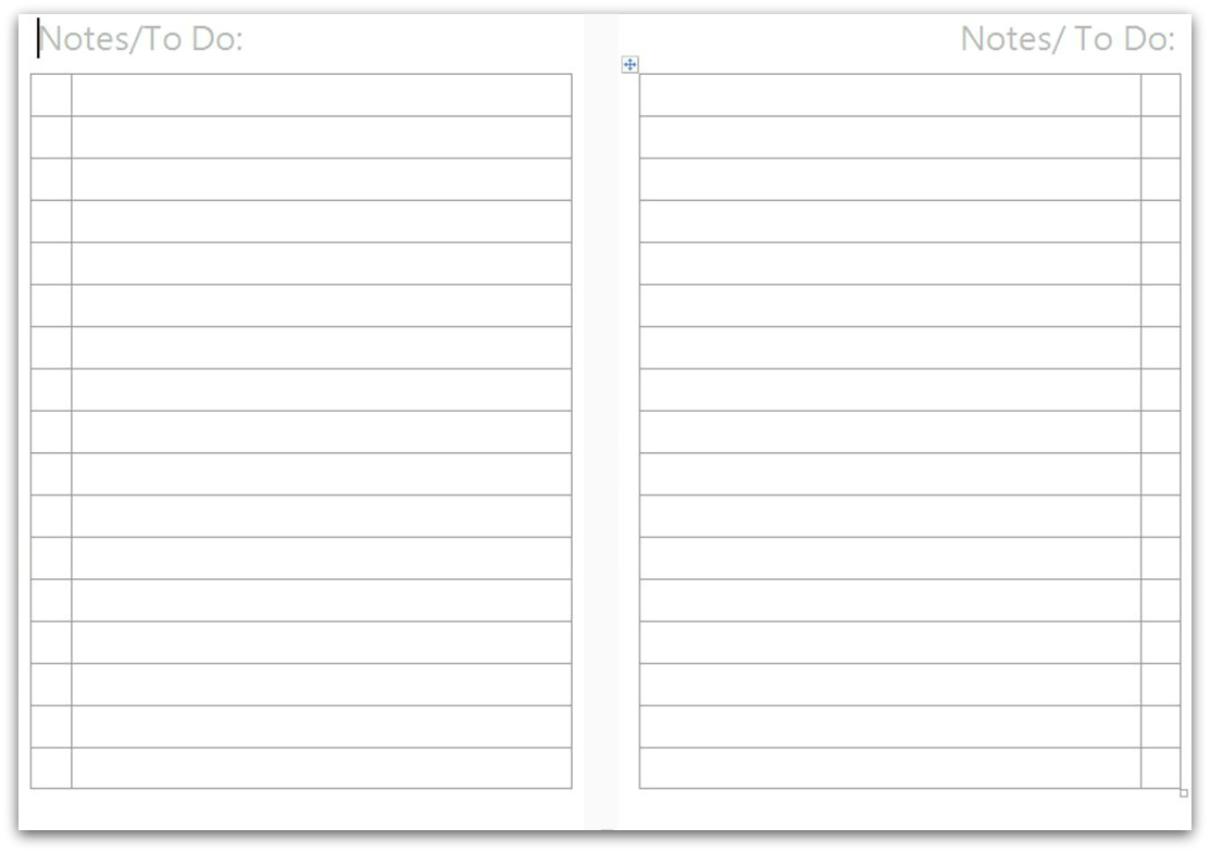 Miss P: DIY: Planner (Part 2) The Printable Planner Pages (inc ...