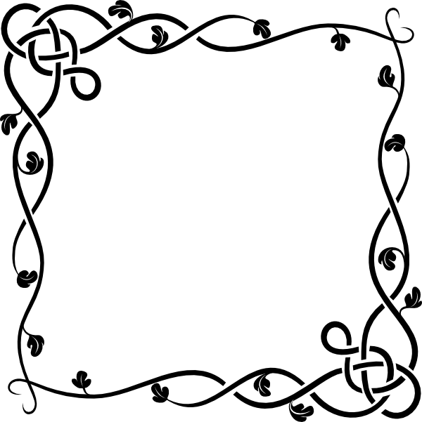 Vine Border clip art - vector clip art online, royalty free ...