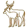 Redwork & Outlines - Animal Outlines - Embroidery Designs