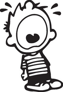 Crying Calvin decal :: Calvin Decals :: CARTOONS :: Decals ...