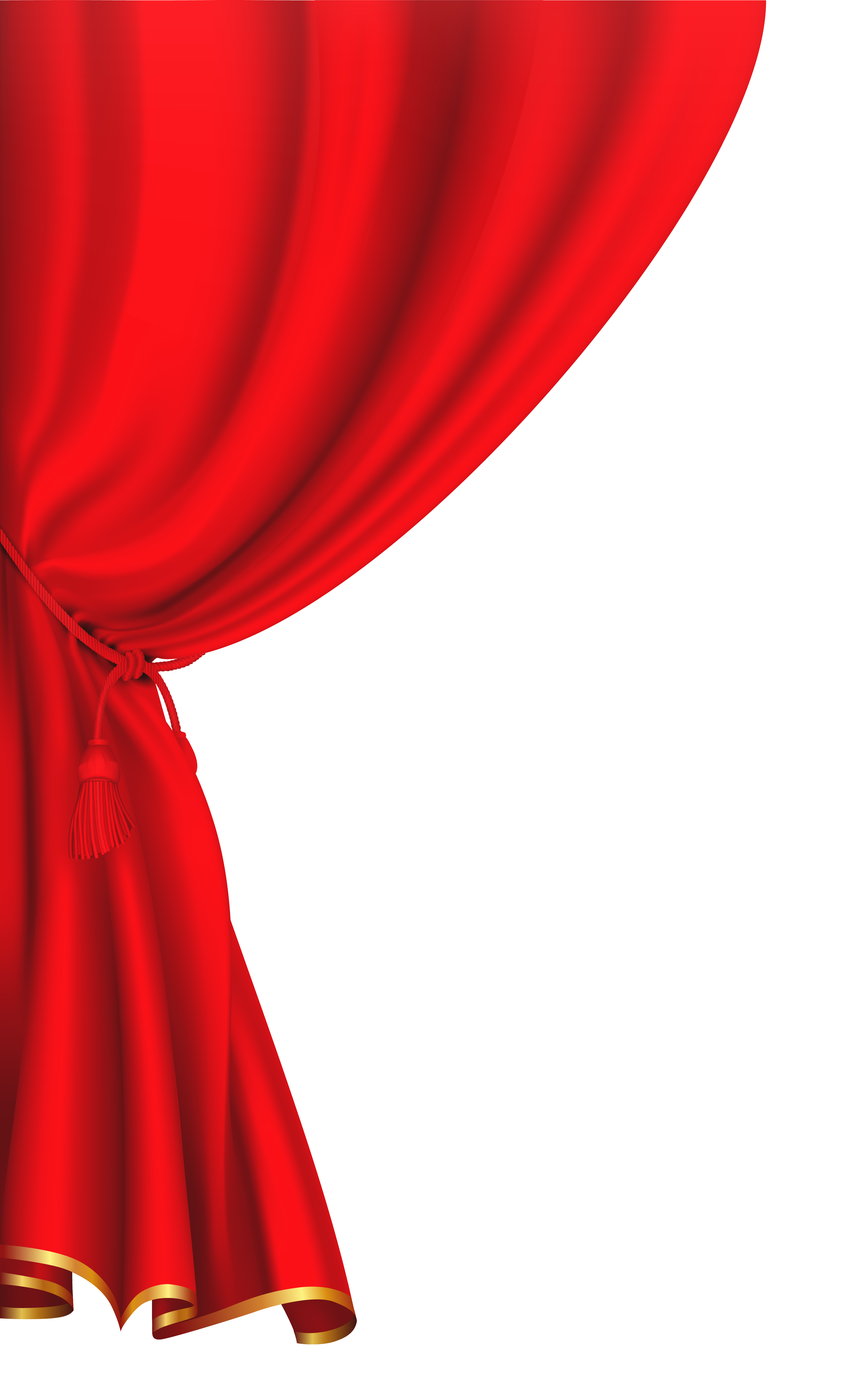 Red Curtain Clipart Image