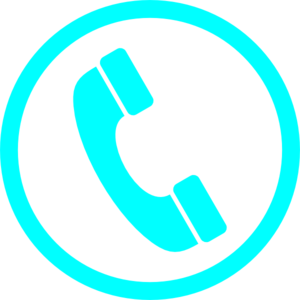 Turqoise Phone Icon Clip Art - vector clip art online ...