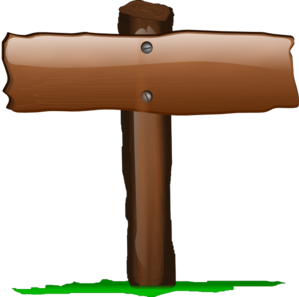 Wooden Sign Clipart