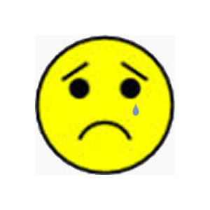 Frowny face clip art