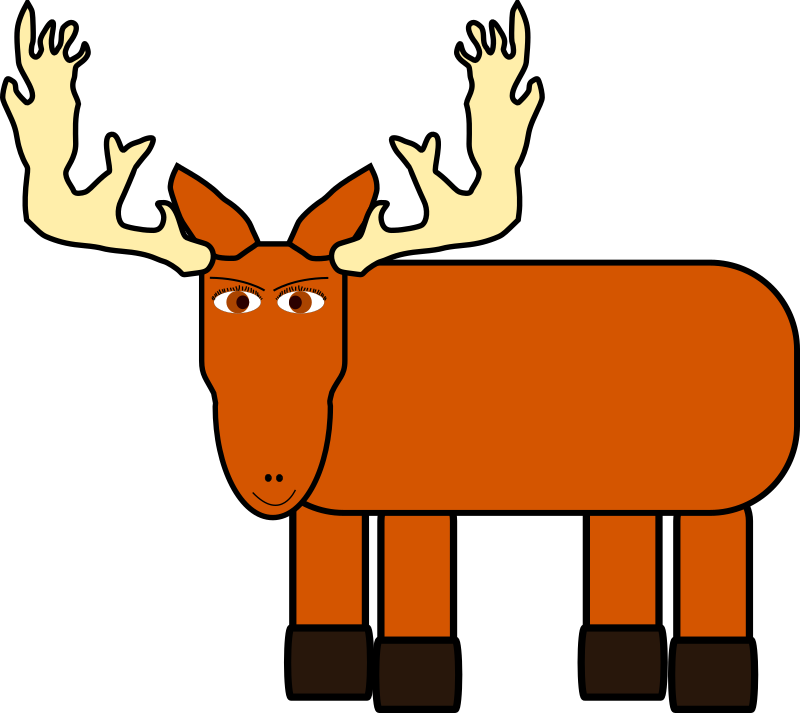 Cartoon Moose Clipart