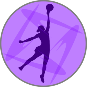 Netball Lilac clip art - vector clip art online, royalty free ...