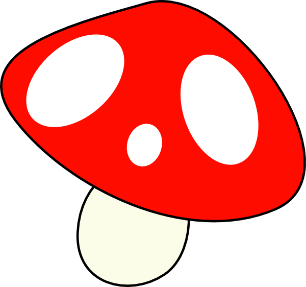 Toadstool clip art Free Vector