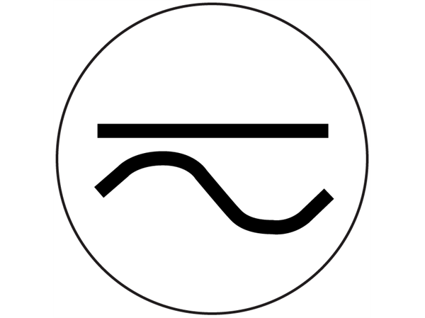 Direct and alternating current symbol label | ETL440 | Label Source