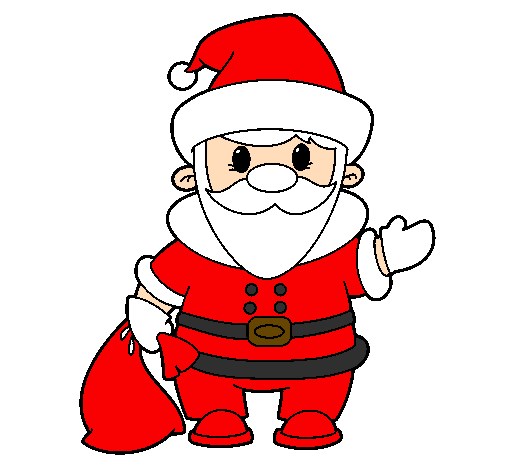 Colored page Father Christmas 4 painted by atonio