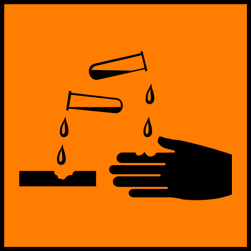 Corrosive substance