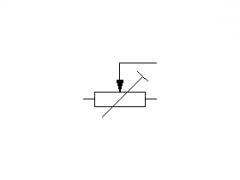 Resistor with flexible contact Potentiometer, adjustable - Passive ...