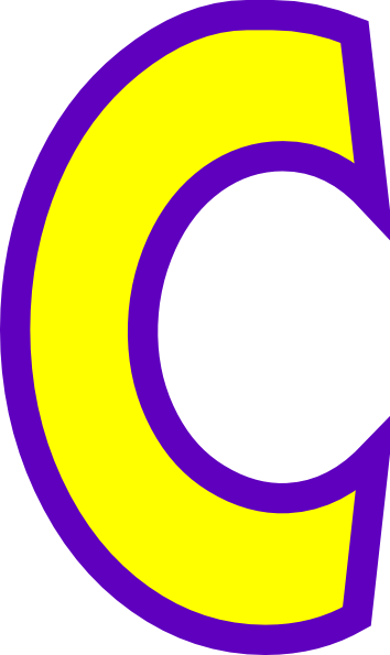 Letter C clip art - vector clip art online, royalty free & public ...
