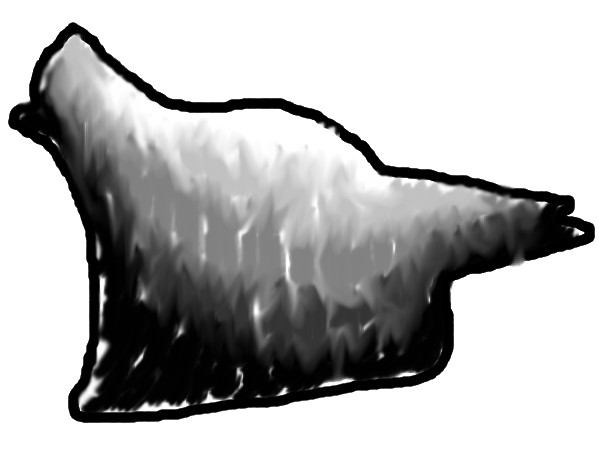 Howling Wolf Silhouette