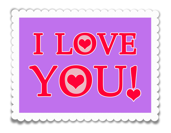 I Love You Clip Art