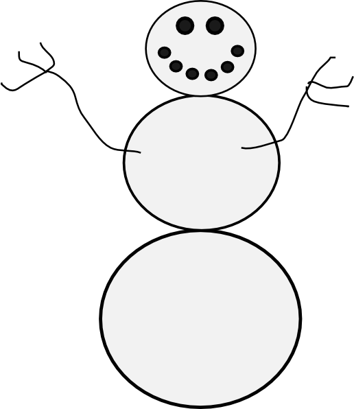 Snowman clip art - vector clip art online, royalty free & public ...